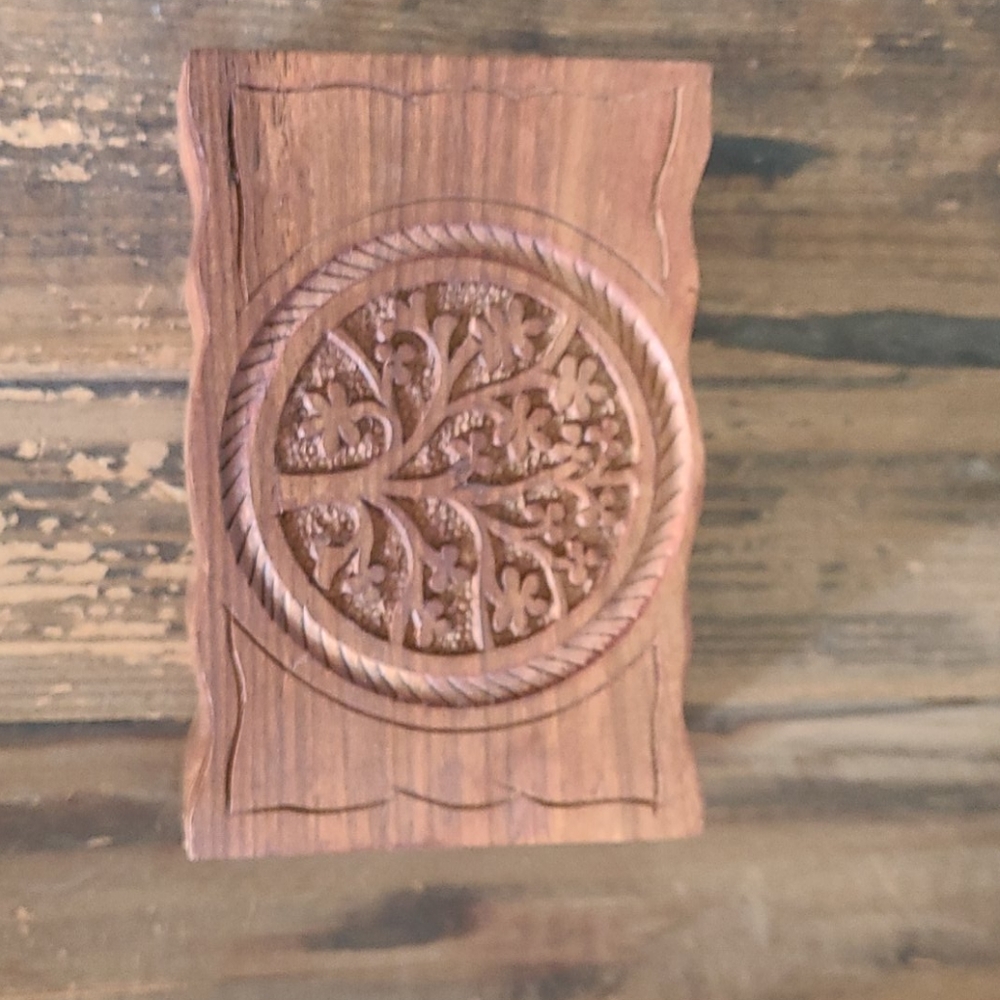 Tree of life carved box